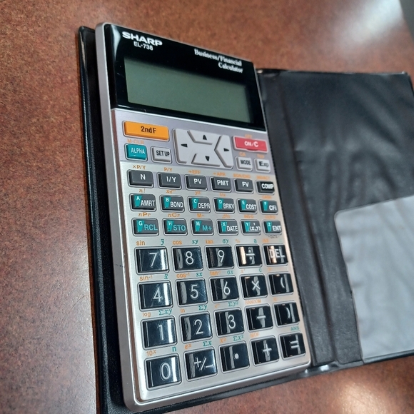 Sharp EL-738 Business/Financial  Calculator - Picture 9 of 13